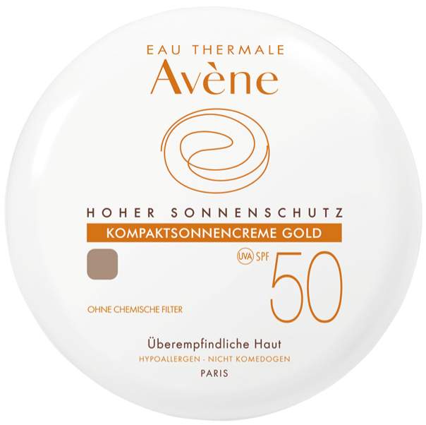 Avene Kompaktsonnencreme SPF 50 Gold 10 g Creme