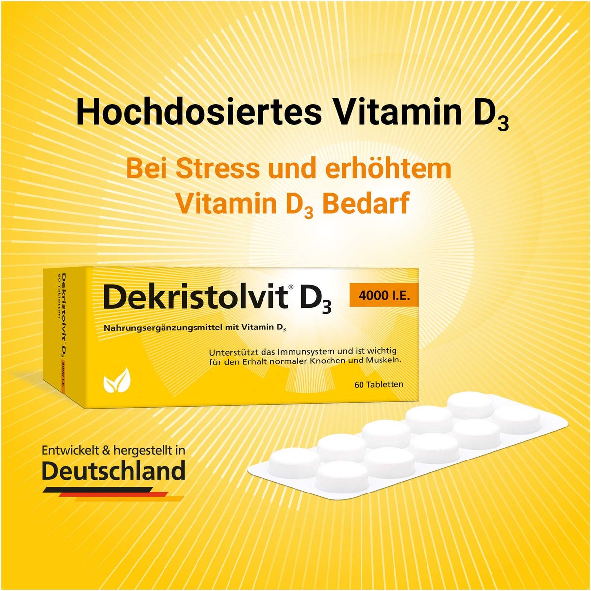 Dekristolvit D3 4.000 I.E. 60 Tabletten