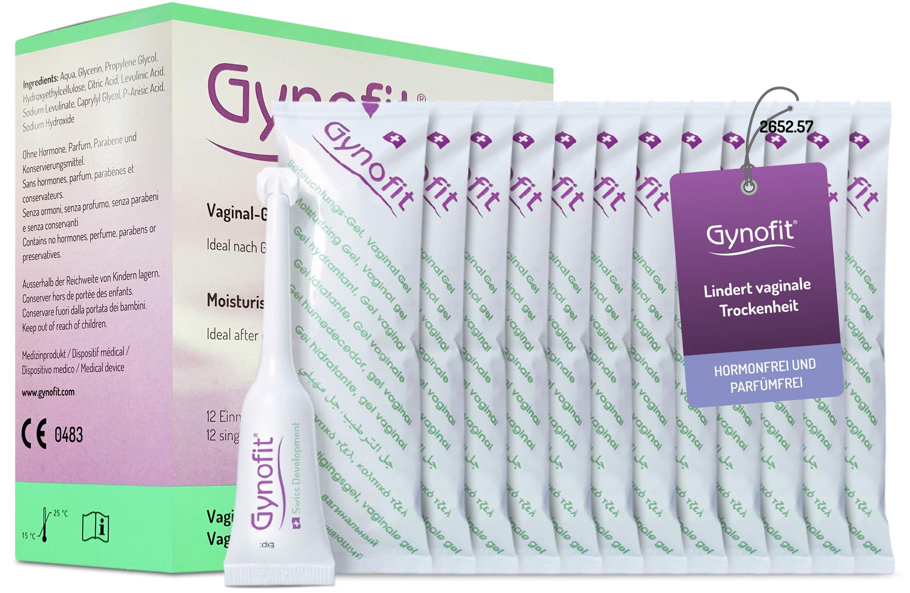 Gynofit Vaginal Gel zur Befeuchtung 12 X 5 ml