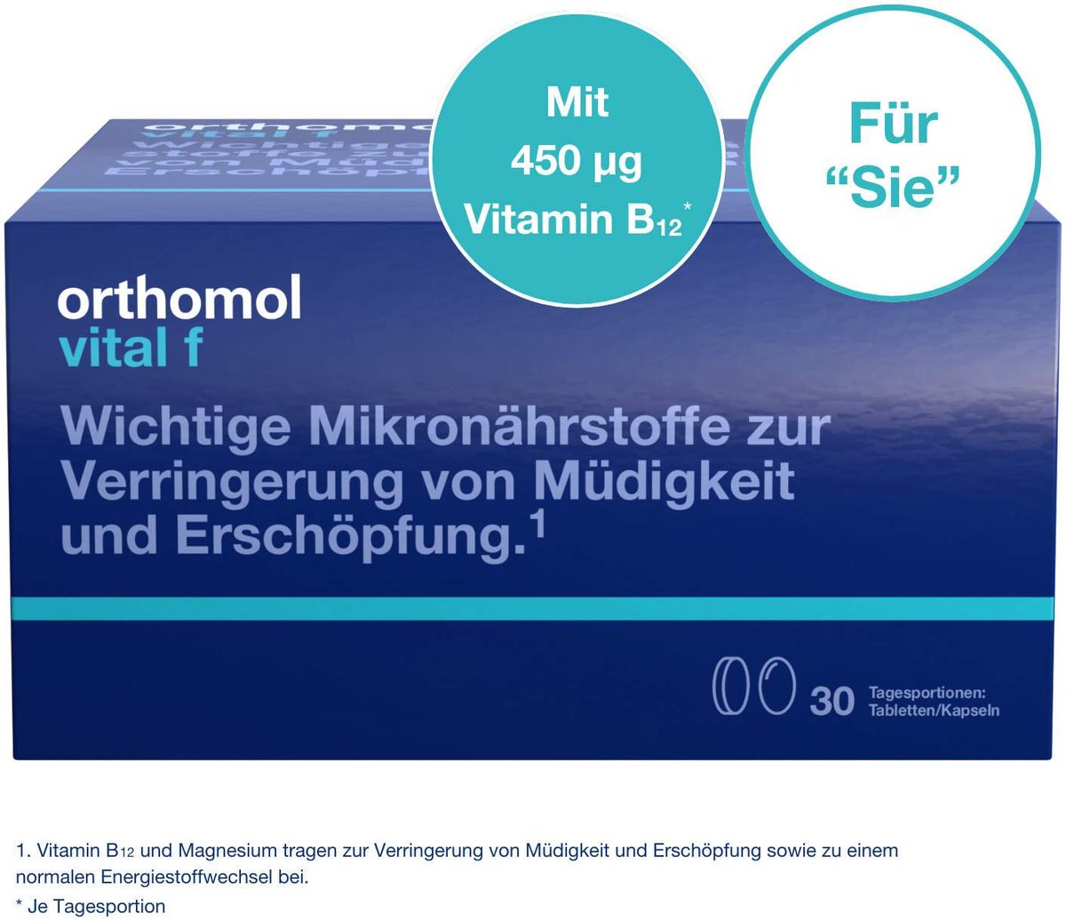Orthomol Vital F 30 Tabletten - Kapseln 1 Kombipackung