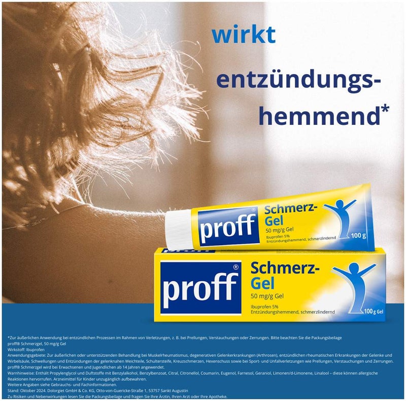 Proff Schmerzgel 100 g
