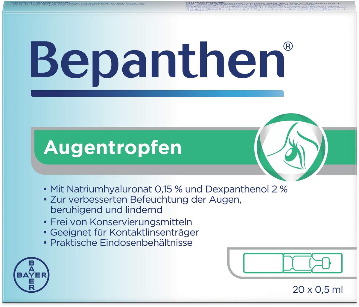 Bepanthen 20 x 0.5 ml Augentropfen