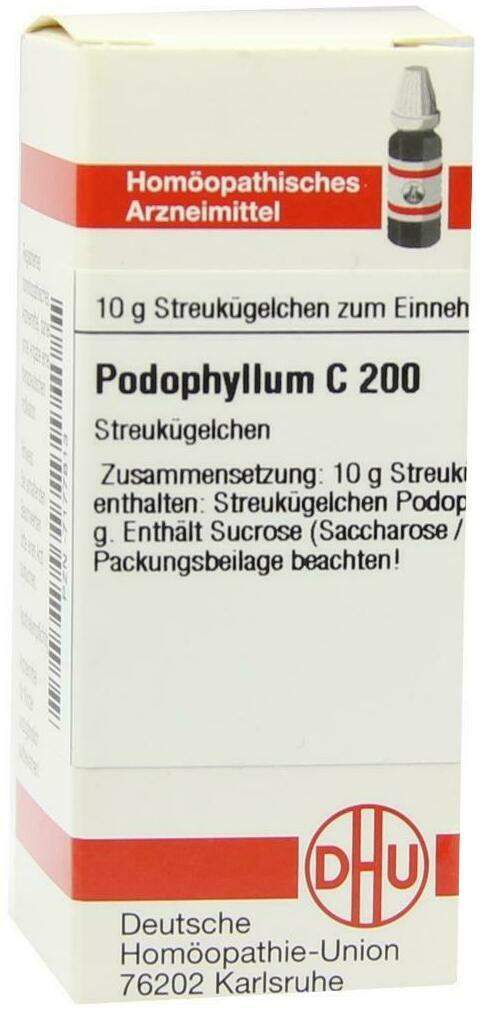 Dhu Podophyllum C200 Globuli 10 G