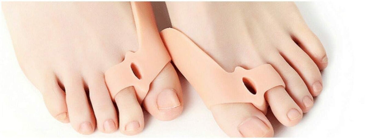 Halluxschutz Gel-Double-Ring mit Ballenschutz, creme