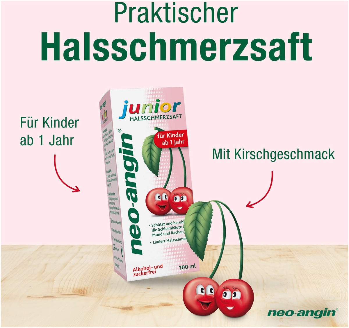 neo angin Junior Halsschmerzsaft 100 ml