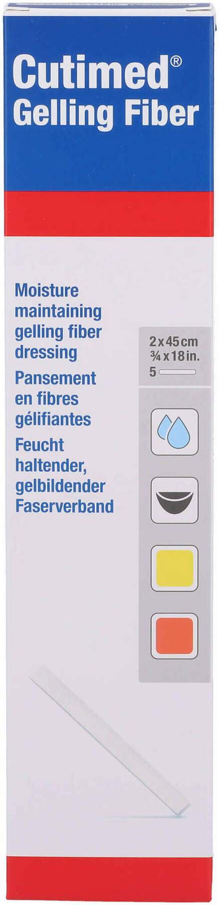 Cutimed Gelling Fiber Tamp.2x45 cm Hydrofaserverb.