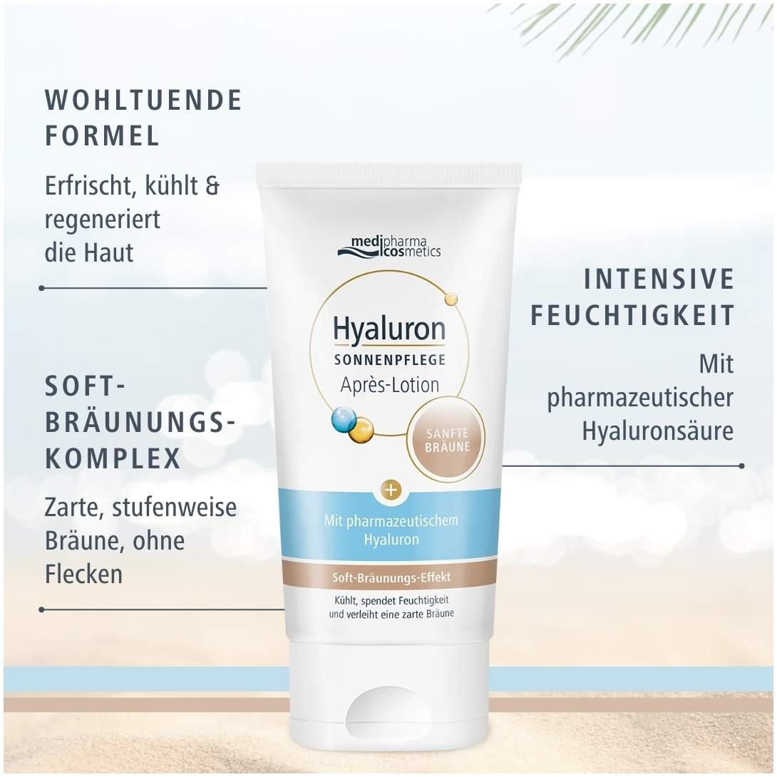 medipharma cosmetics Hyaluron Sonnenpflege Après Lotion sanfte Bräune 150 ml