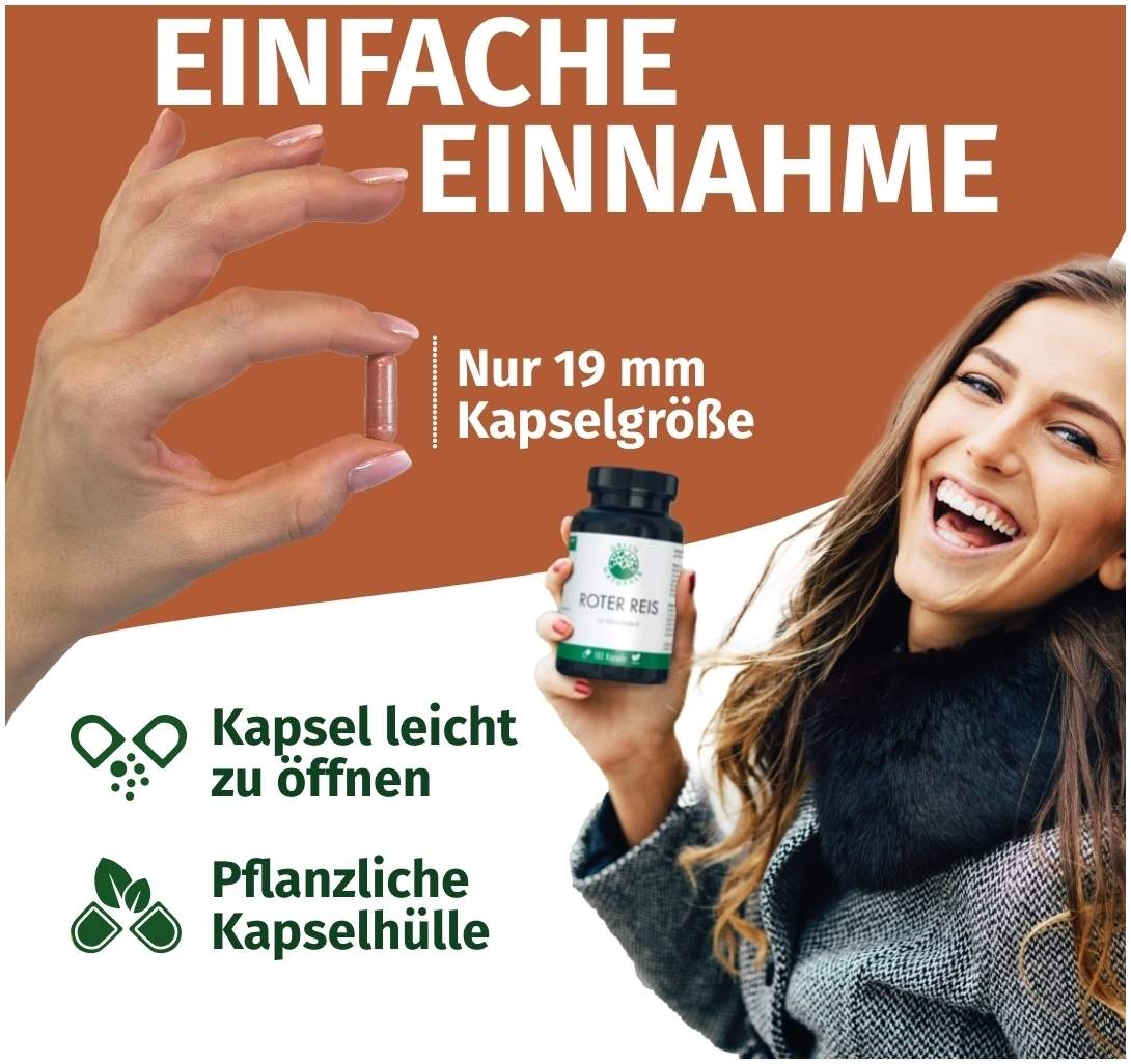 Green Naturals Roter Reis Monacolin K 180 Kapseln