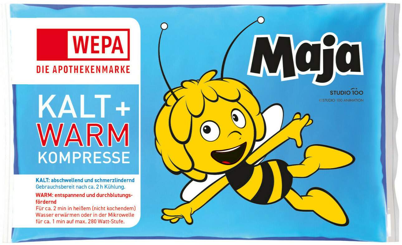 WEPA Kalt-Warm Kompresse 8,5 x 14,5 cm Die Biene Maja