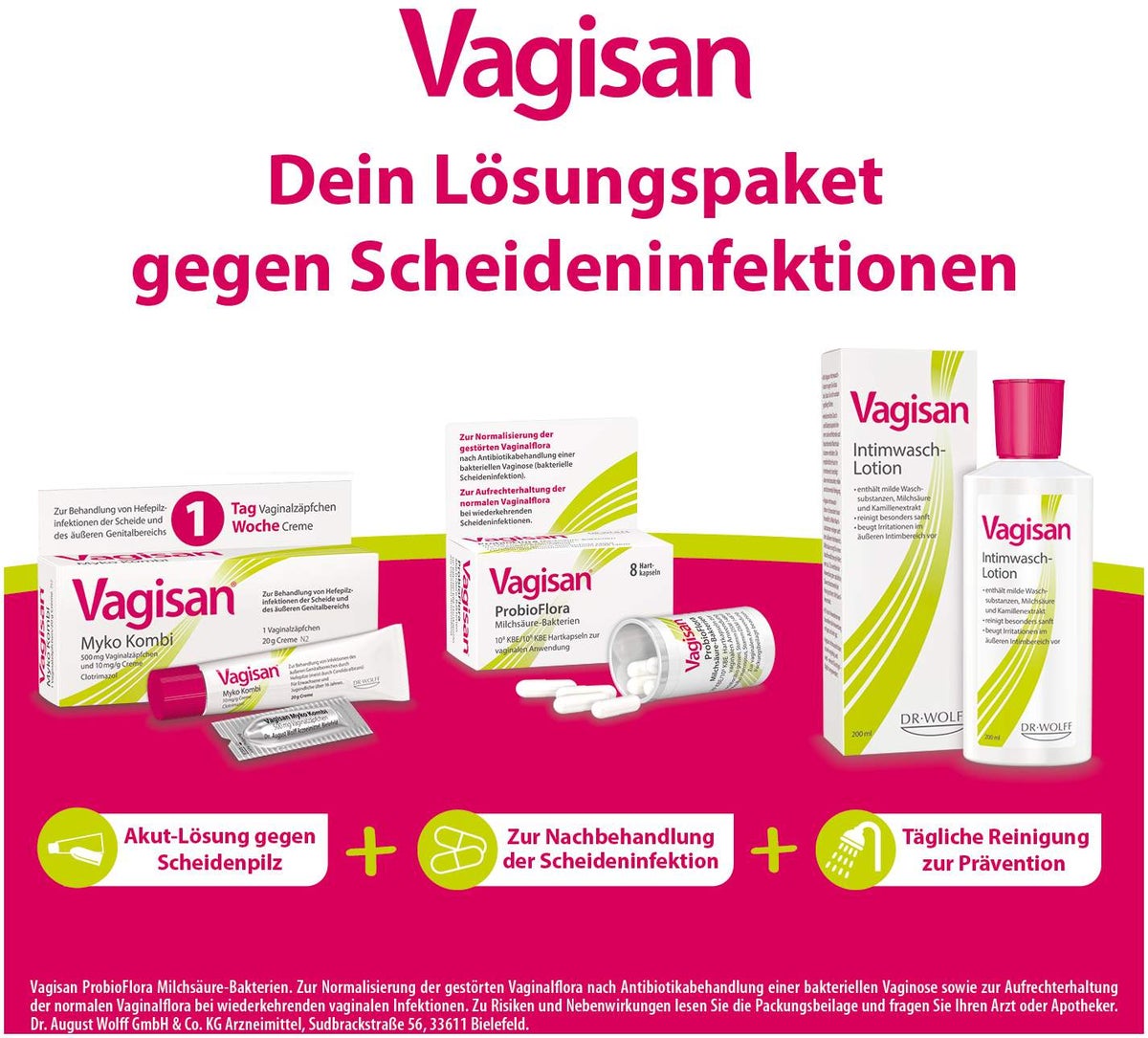 Vagisan Myko Kombi 1 Tag Kombipackung