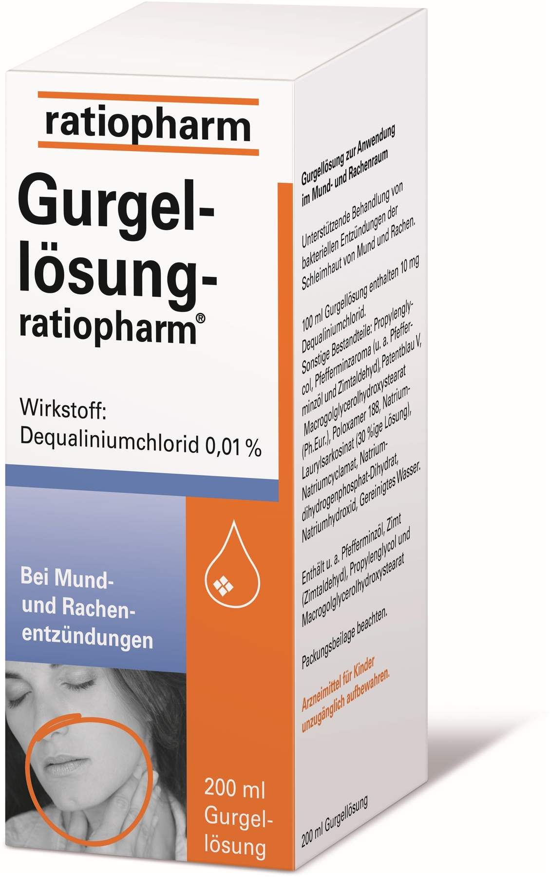 Gurgellösung-ratiopharm 200 ml Lösung