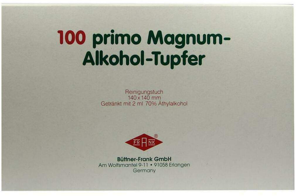 Alkoholtupfer Primo Magnum 140x140mm