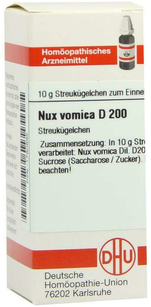 Dhu Nux Vomica D200 10 G Globuli