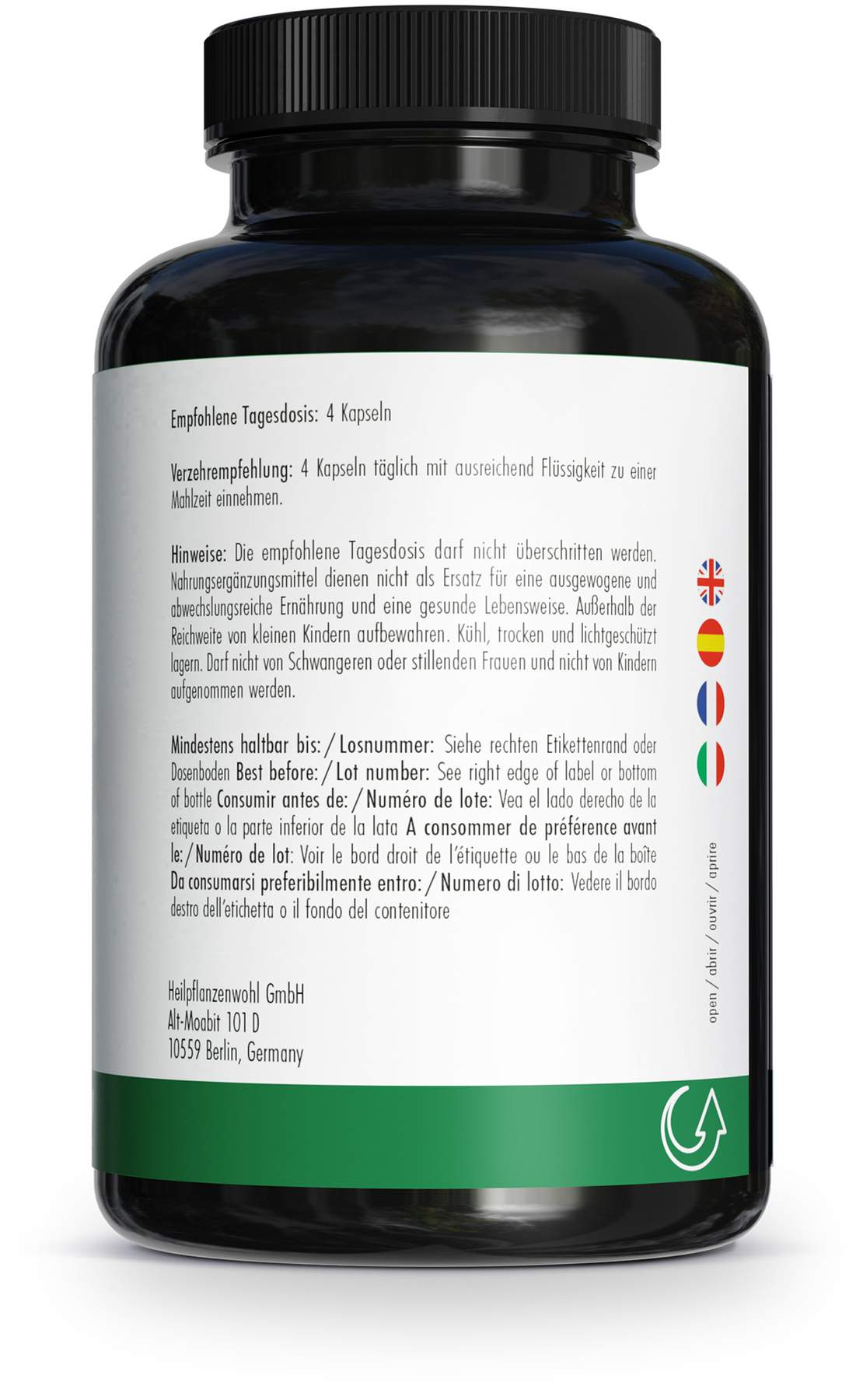 Green Naturals Spermidin 1,6 mg Vegan 240 Kapseln
