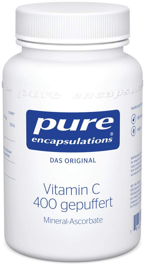 Pure Encapsulations Vitamin C 400 Gepuffert 90 Kapseln