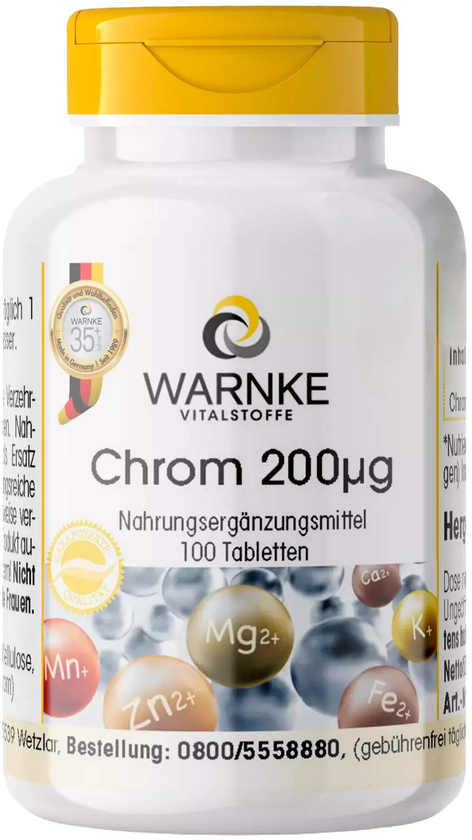 Warnke Chrom 200 µg 100 Tabletten