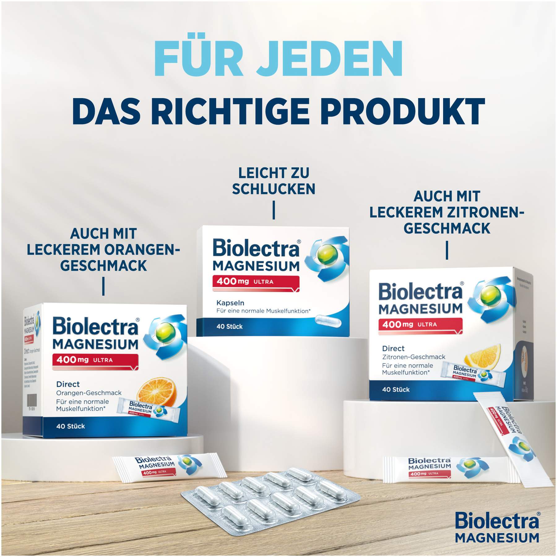 Biolectra Magnesium 400 mg ultra Trinkgranulat Orangengeschmack 40 Stück
