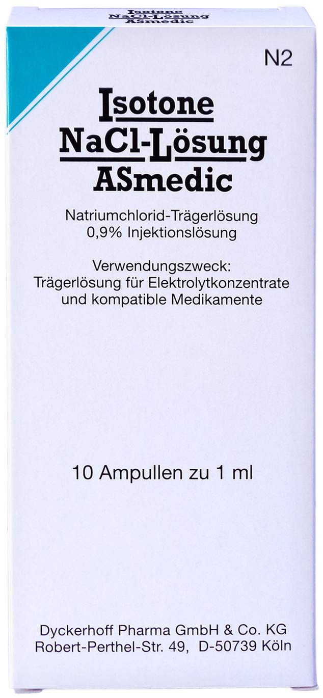 Isotone Nacl Lösung Asmedic Injektionslsg. Amp. 10 X 1 ml