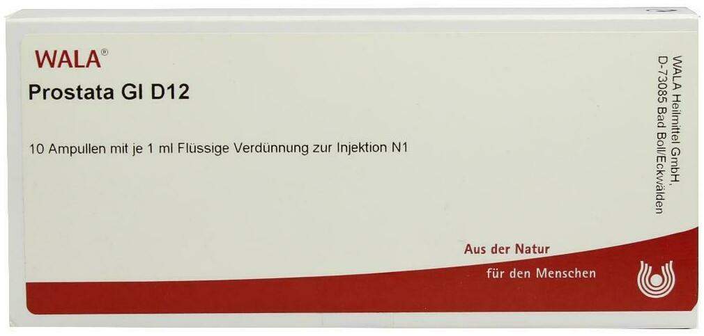 Wala Prostata Gl D12 10 X 1 ml Ampullen
