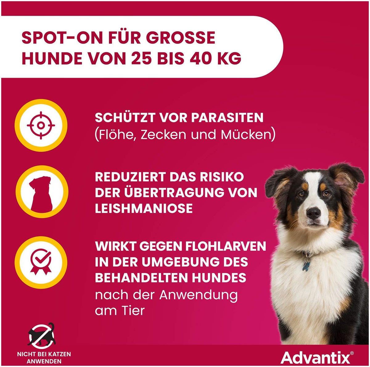 Advantix Spot-On Hund 25-40 kg 4 x 4 ml Lösung