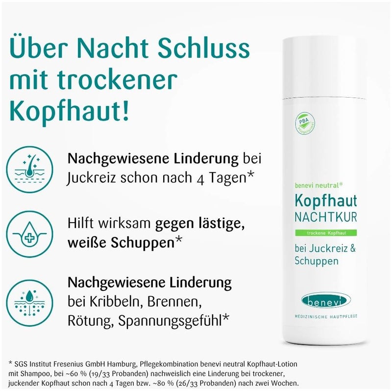 Benevi Neutral Kopfhaut Nachtkur Lotion 200 ml