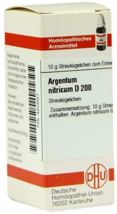 Dhu Argentum Nitricum D200 Globuli
