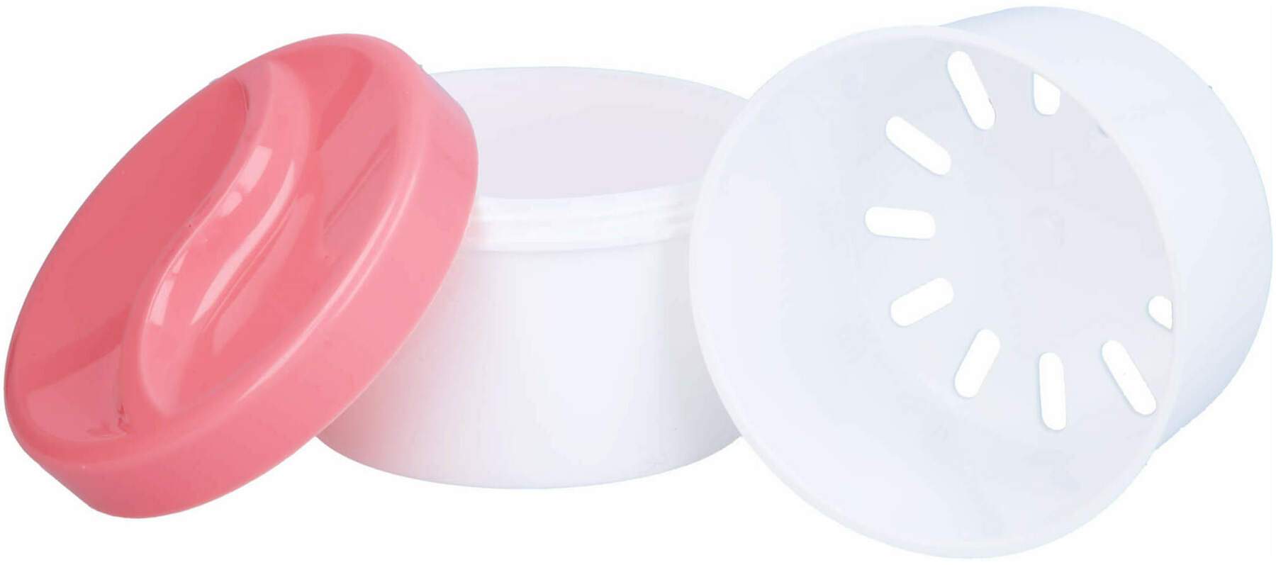 Gebissdose Rosa Mit Einsatz U.Deckel