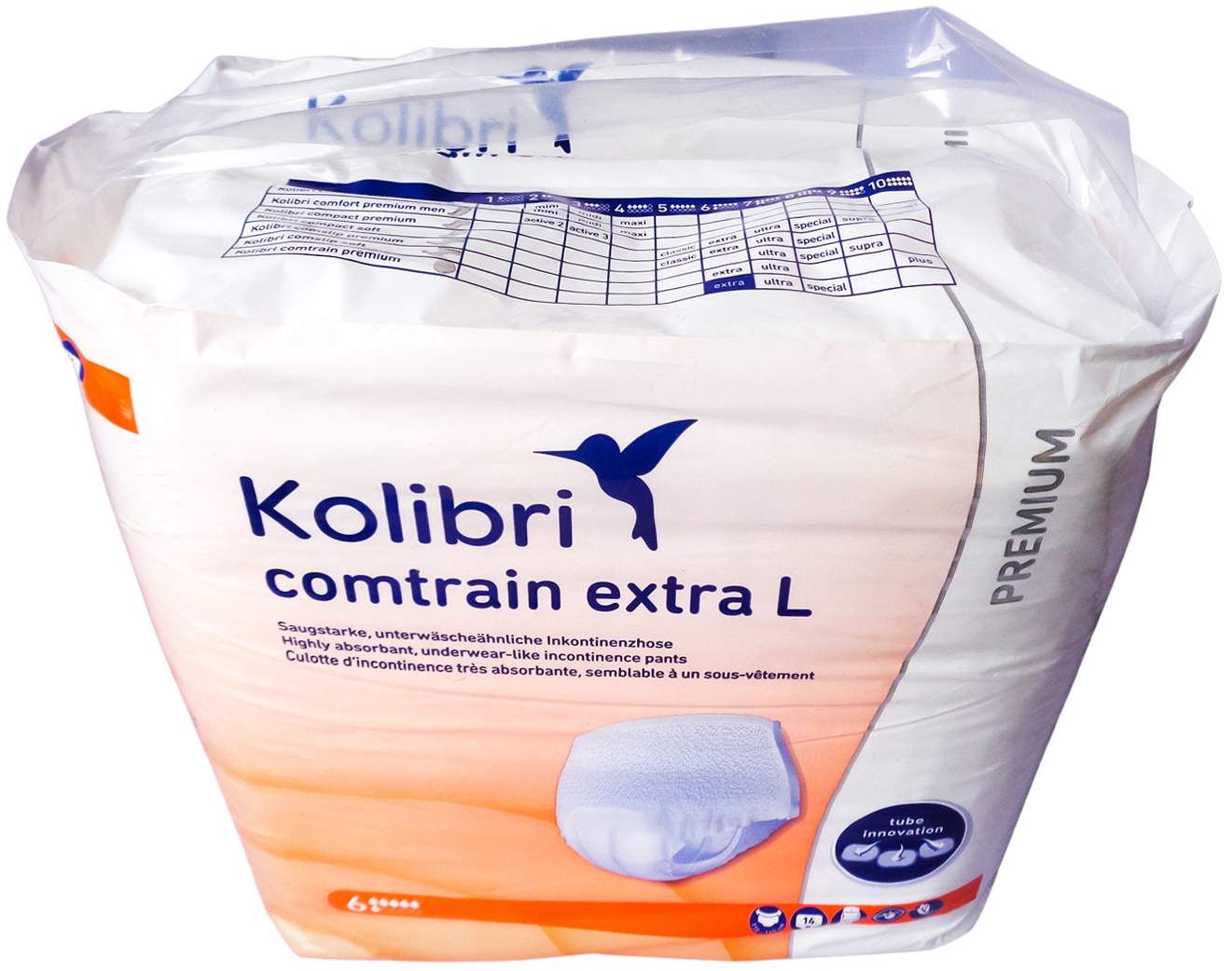 Kolibri Comtrain Premium Pants Extra L 14 Stück