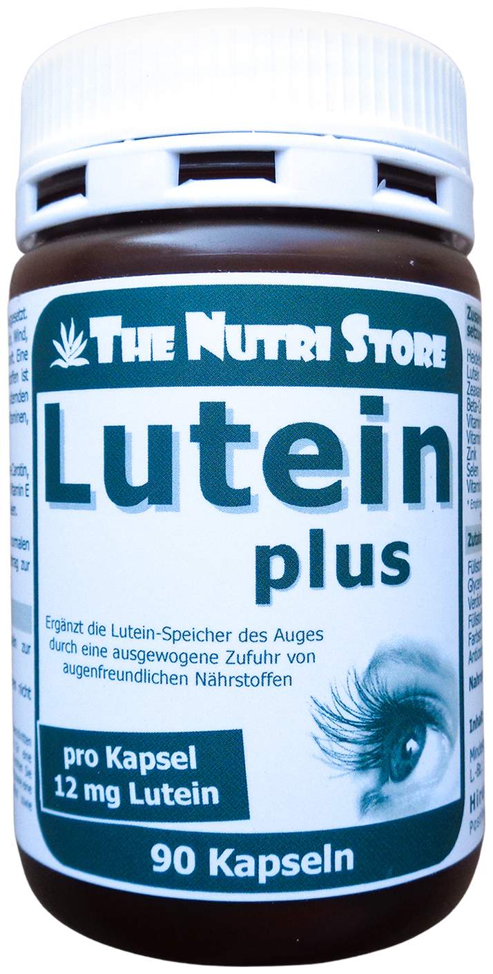 Lutein 12 mg Plus Zeaxanthin Heidelbeer Kapseln  90 Stück
