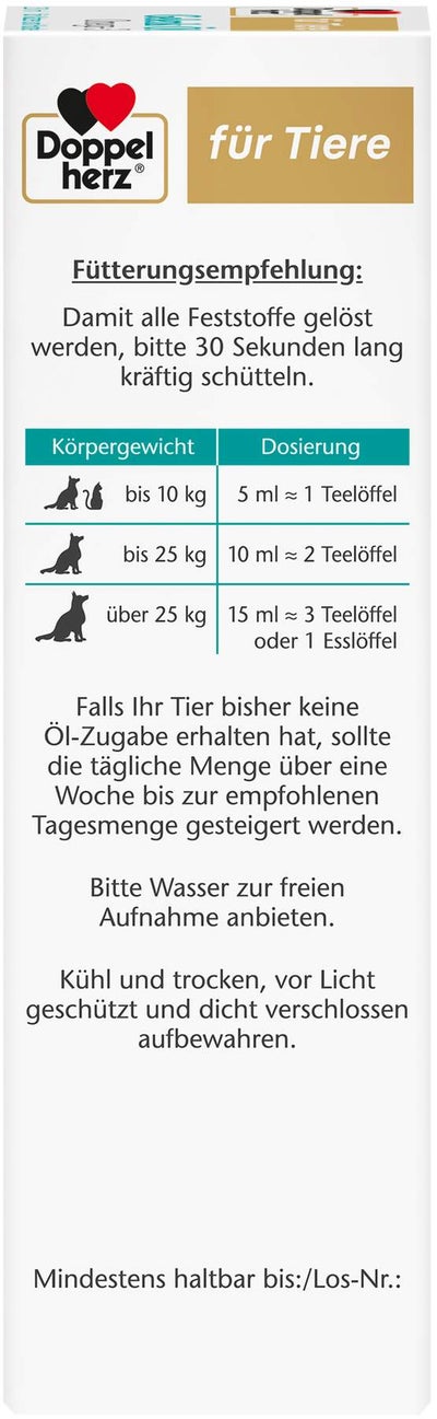 Doppelherz Gelenk Öl Für Katzen und Hunde 250 ml