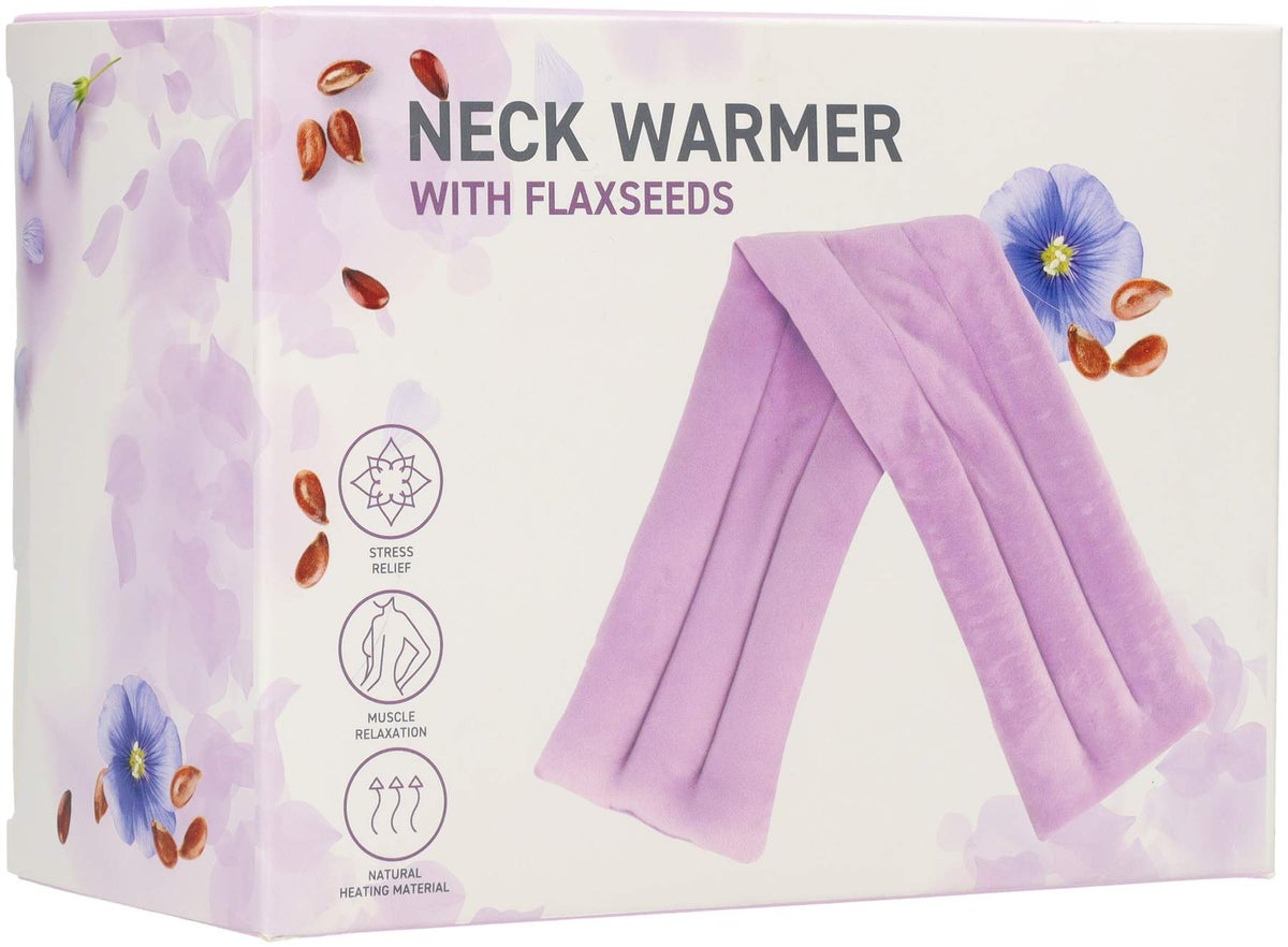 Nackenwärmer mit Leinsamen