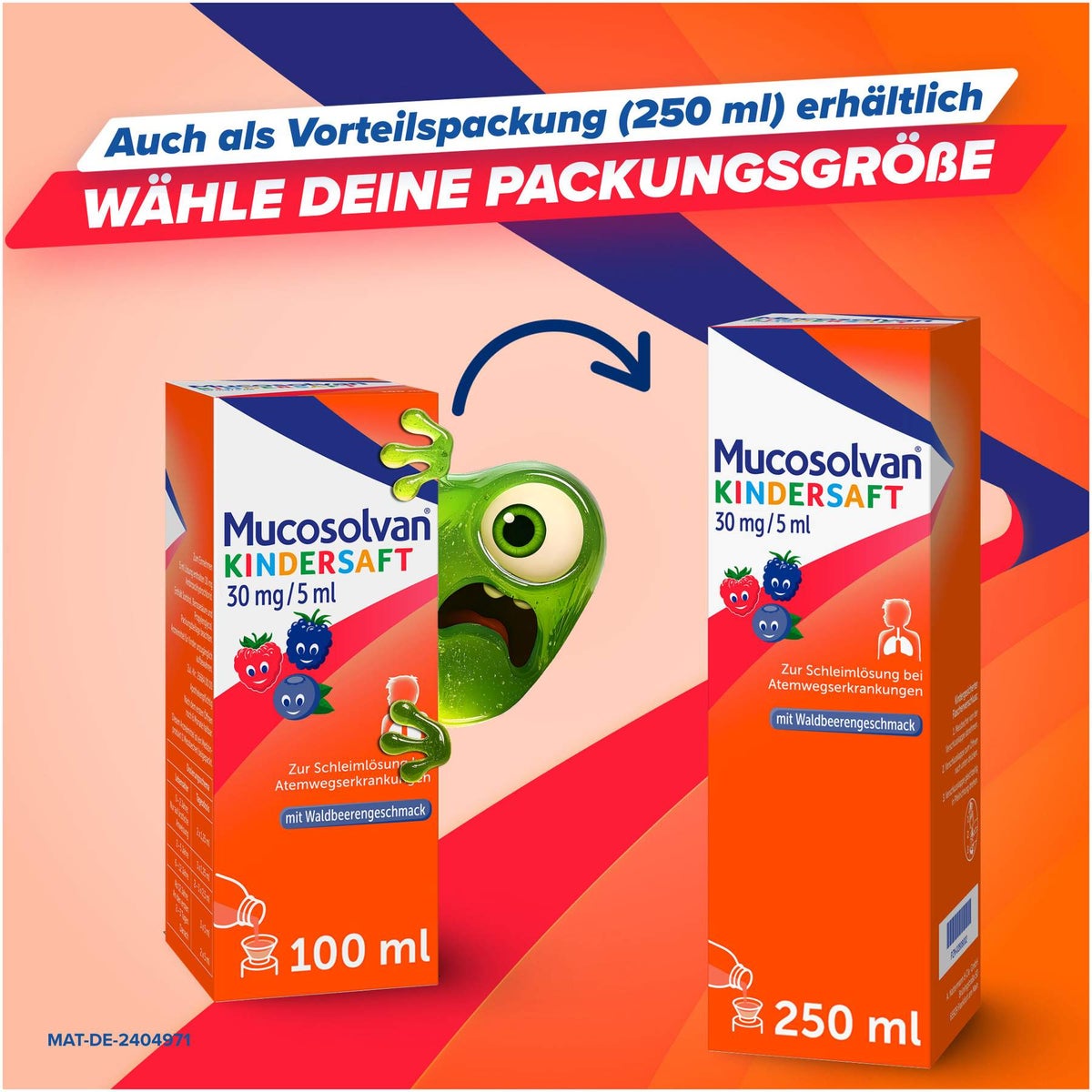Mucosolvan 100 ml Kindersaft 30 mg je 5 ml