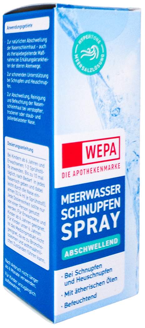 WEPA Meerwasser Schnupfenspray Abschwellend 20 ml