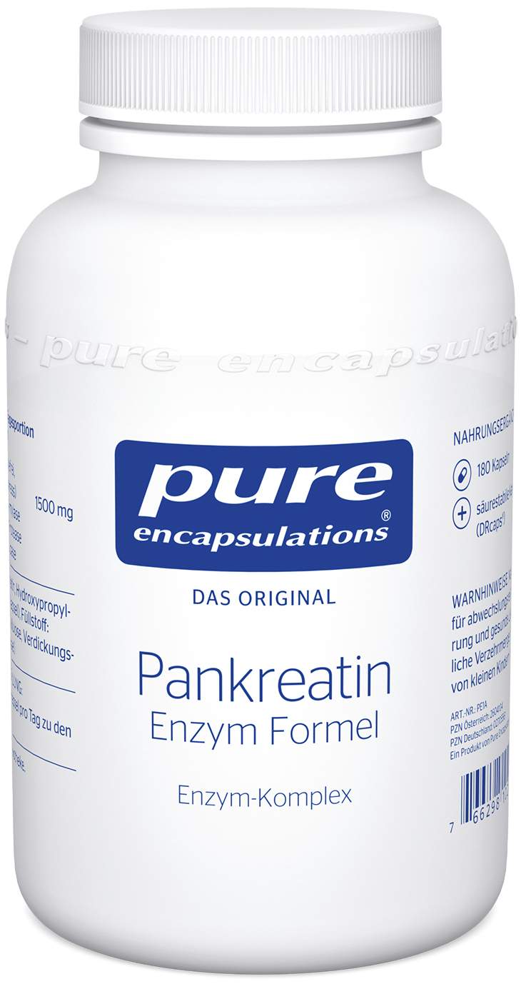 Pure Encapsulations Pankreatin Enzym Formel 180 Kapseln