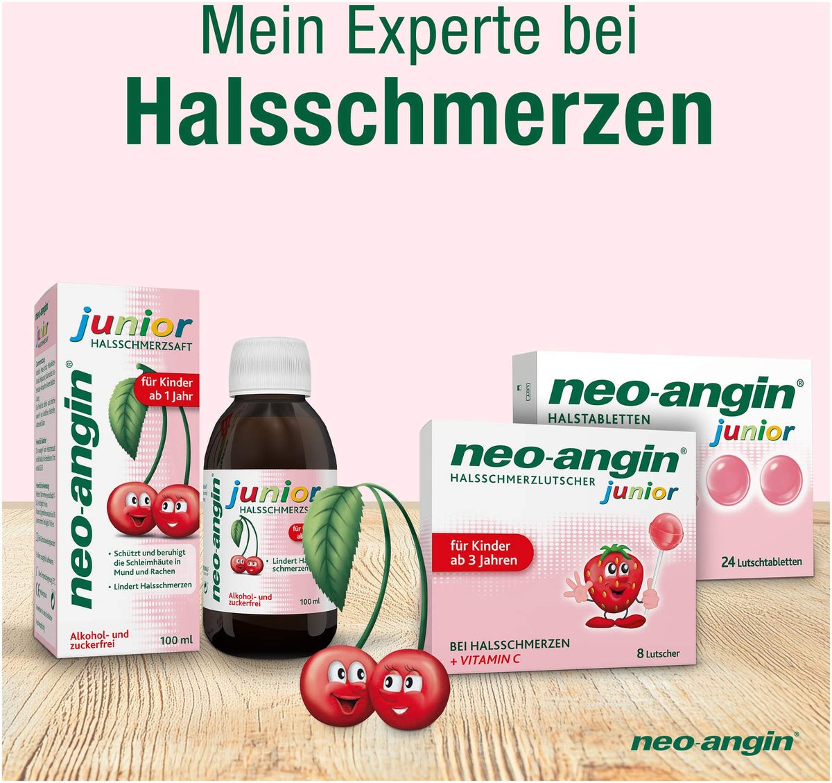 neo angin Junior Halsschmerzsaft 100 ml