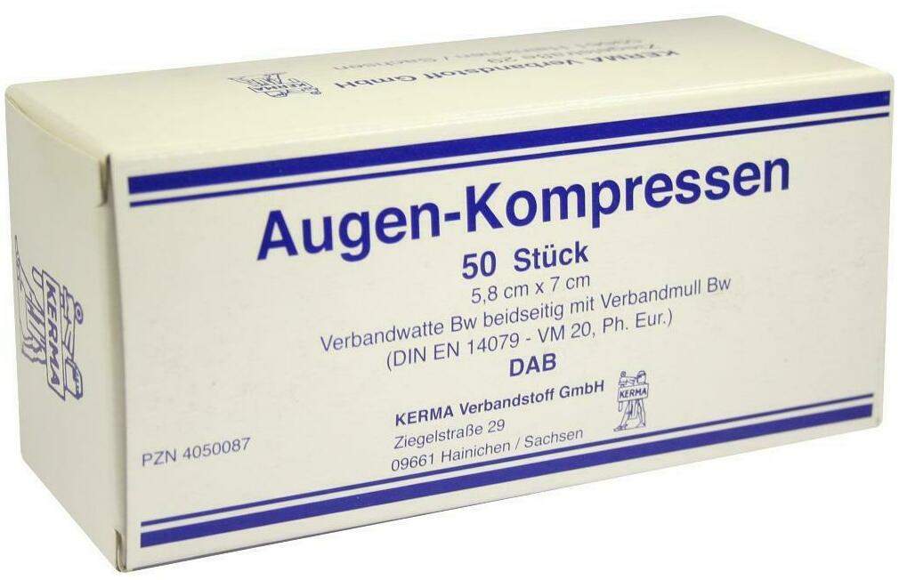 Augenkompressen Unsteril 5,8 X 7 cm 50 Kompressen