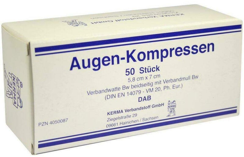 Augenkompressen Unsteril 5,8 X 7 cm 50 Kompressen