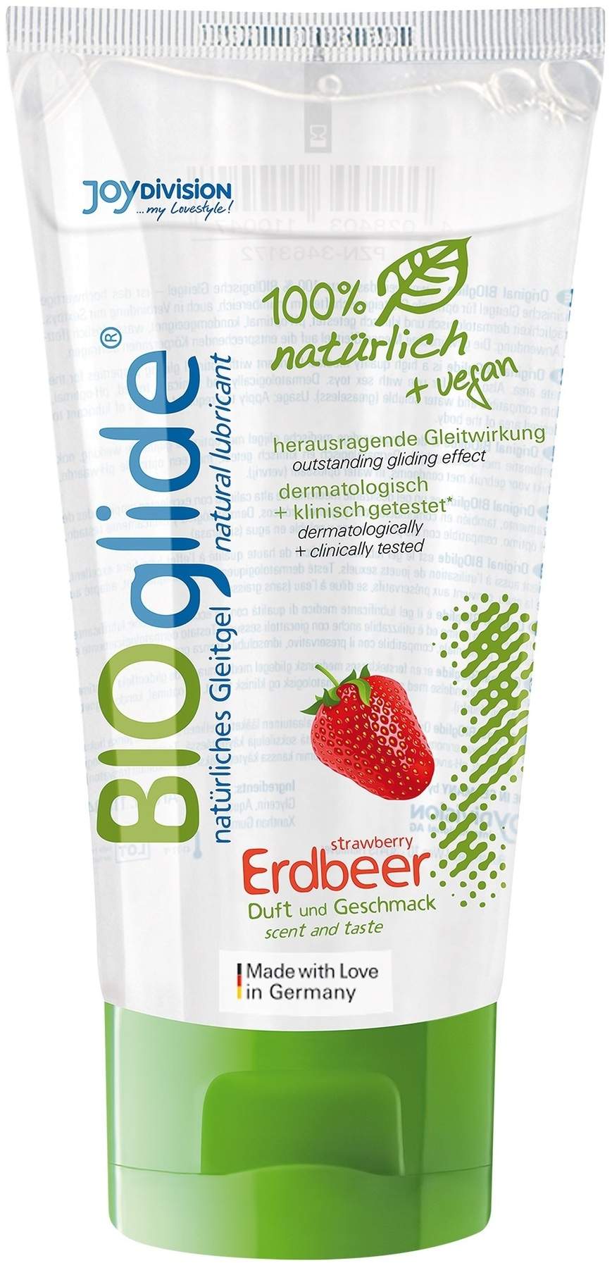 Bioglide Erdbeer 80 ml Gel 100 % Bio