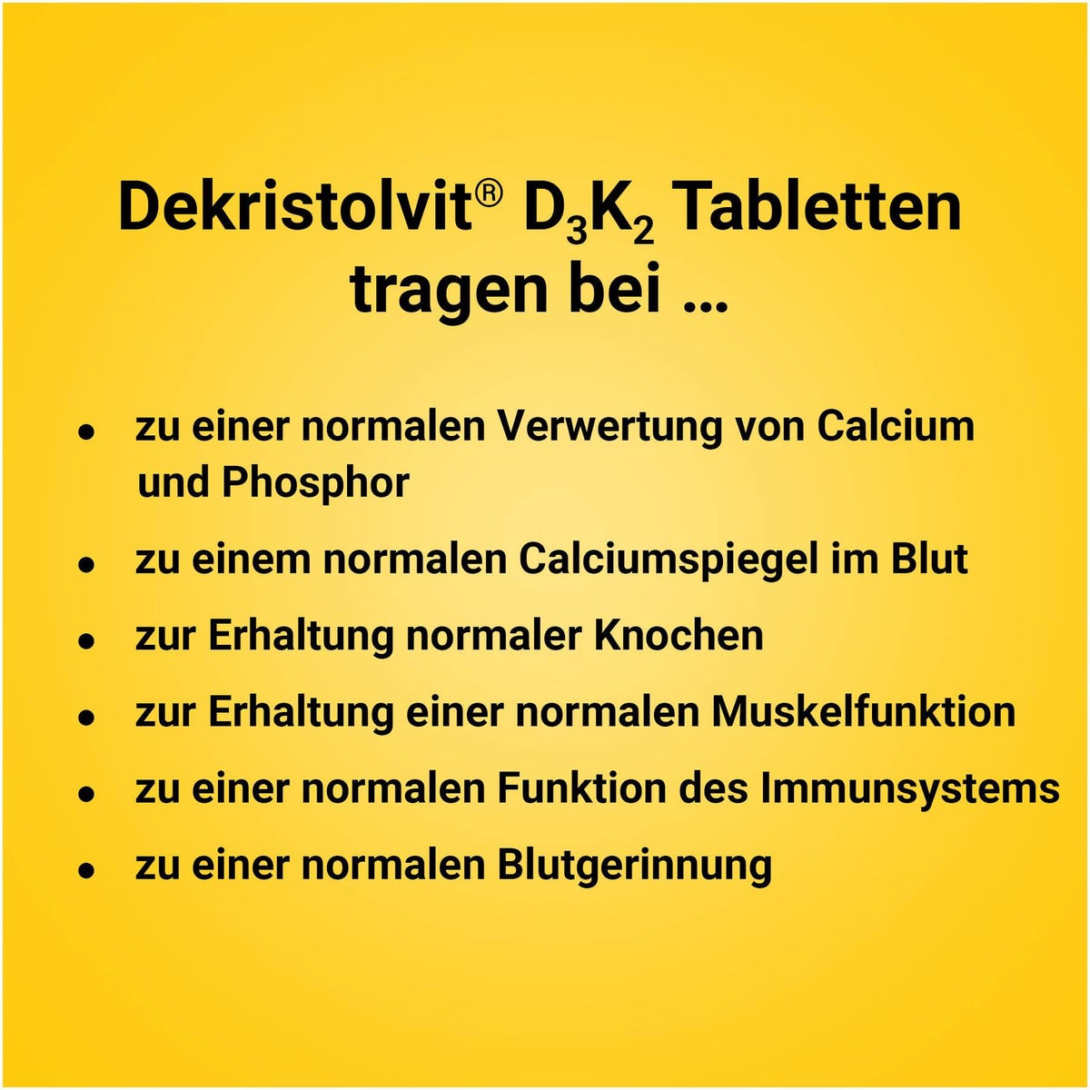 Dekristolvit D3K2 60 Tabletten