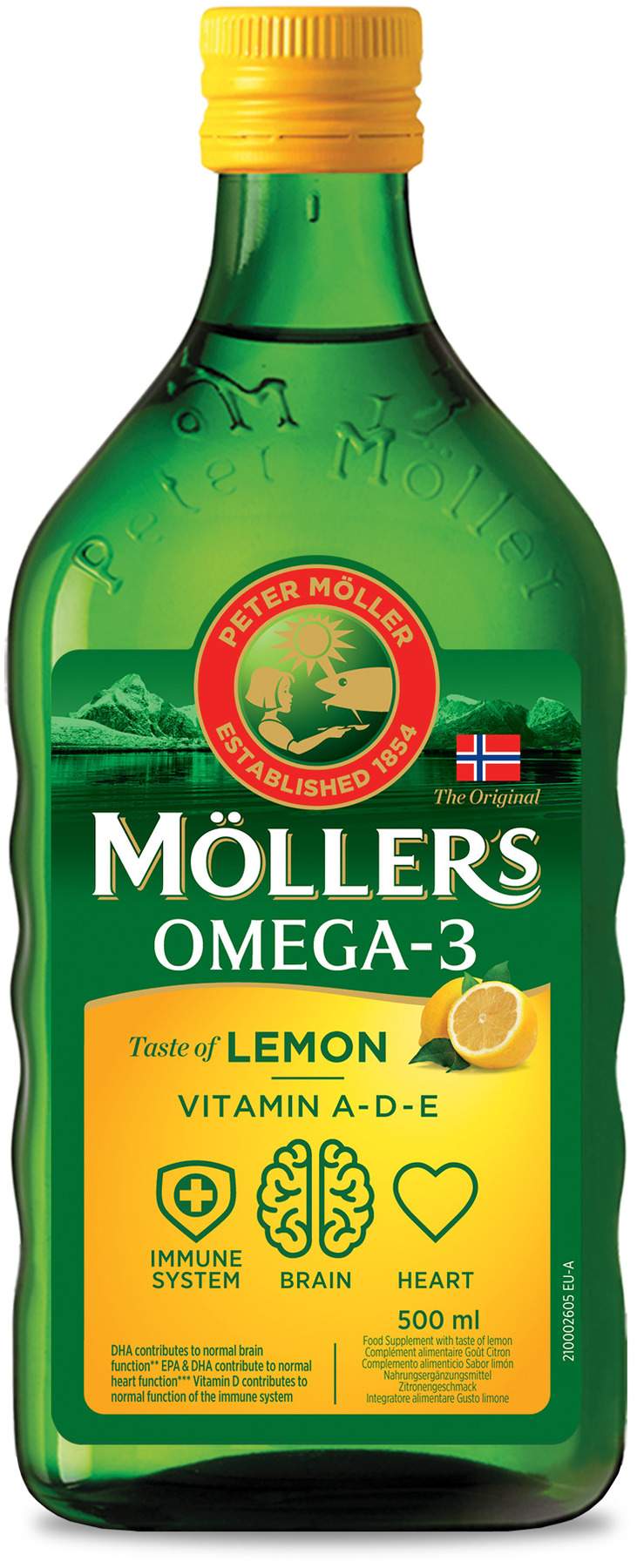 Möller s Omega-3 Zitrone Öl 500 ml
