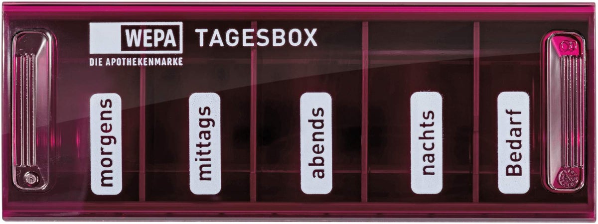 WEPA Tagesbox Farbig Sortiert + UV-Schutz