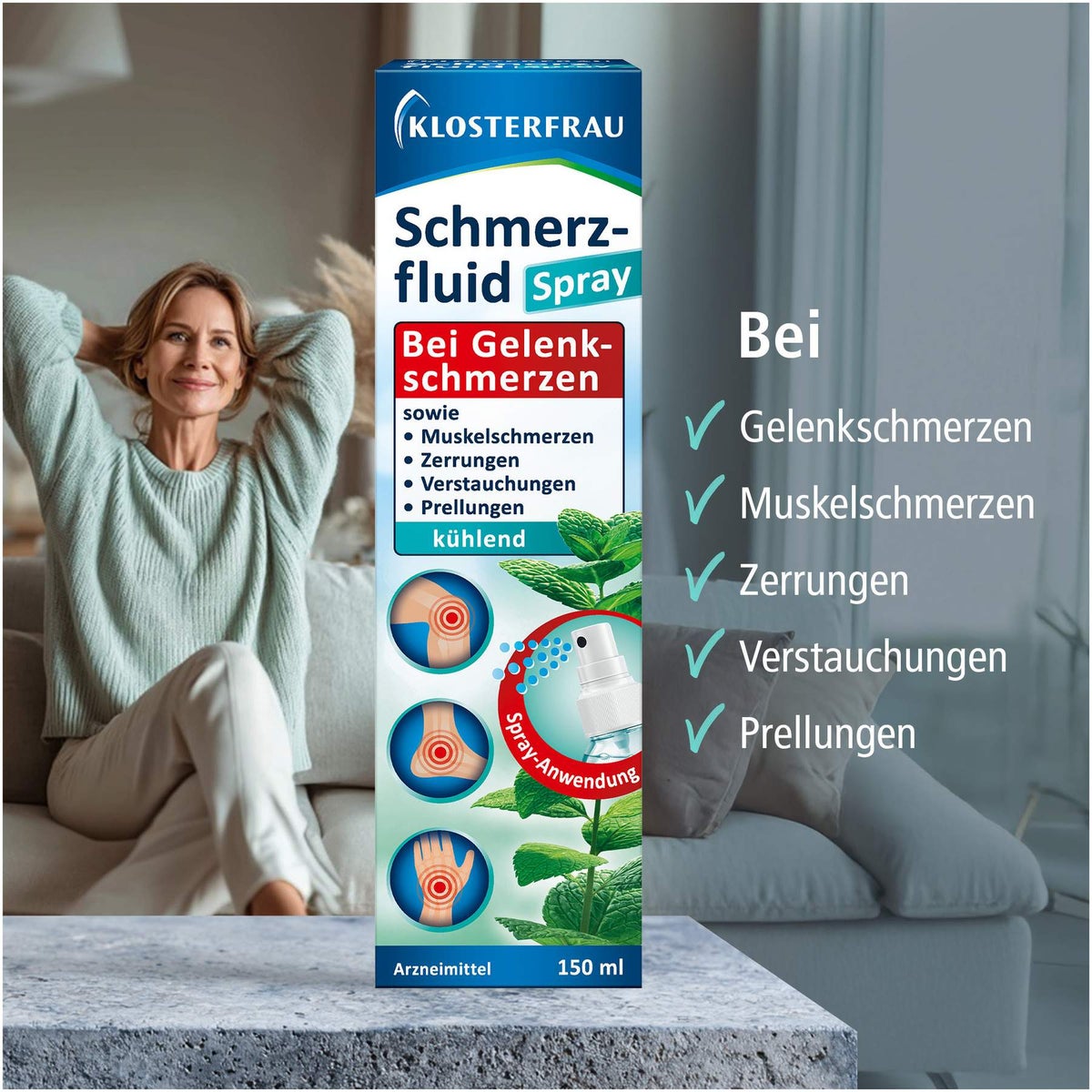 Klosterfrau Schmerzfluid 150 ml Spray kaufen