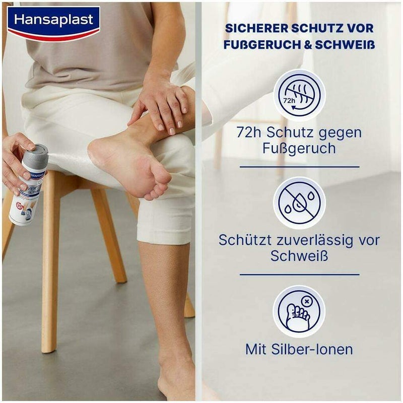 Hansaplast Silver active Fußspray 150 ml Spray