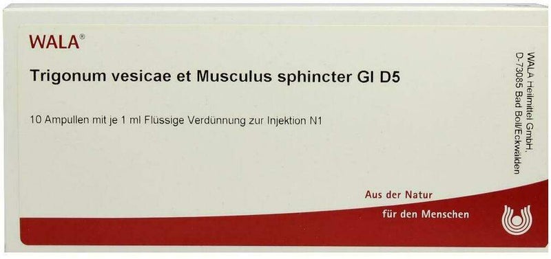 Wala Trigonum Vesicae Et Musculus Sphincter Gl D5 10 X 1 Ml...