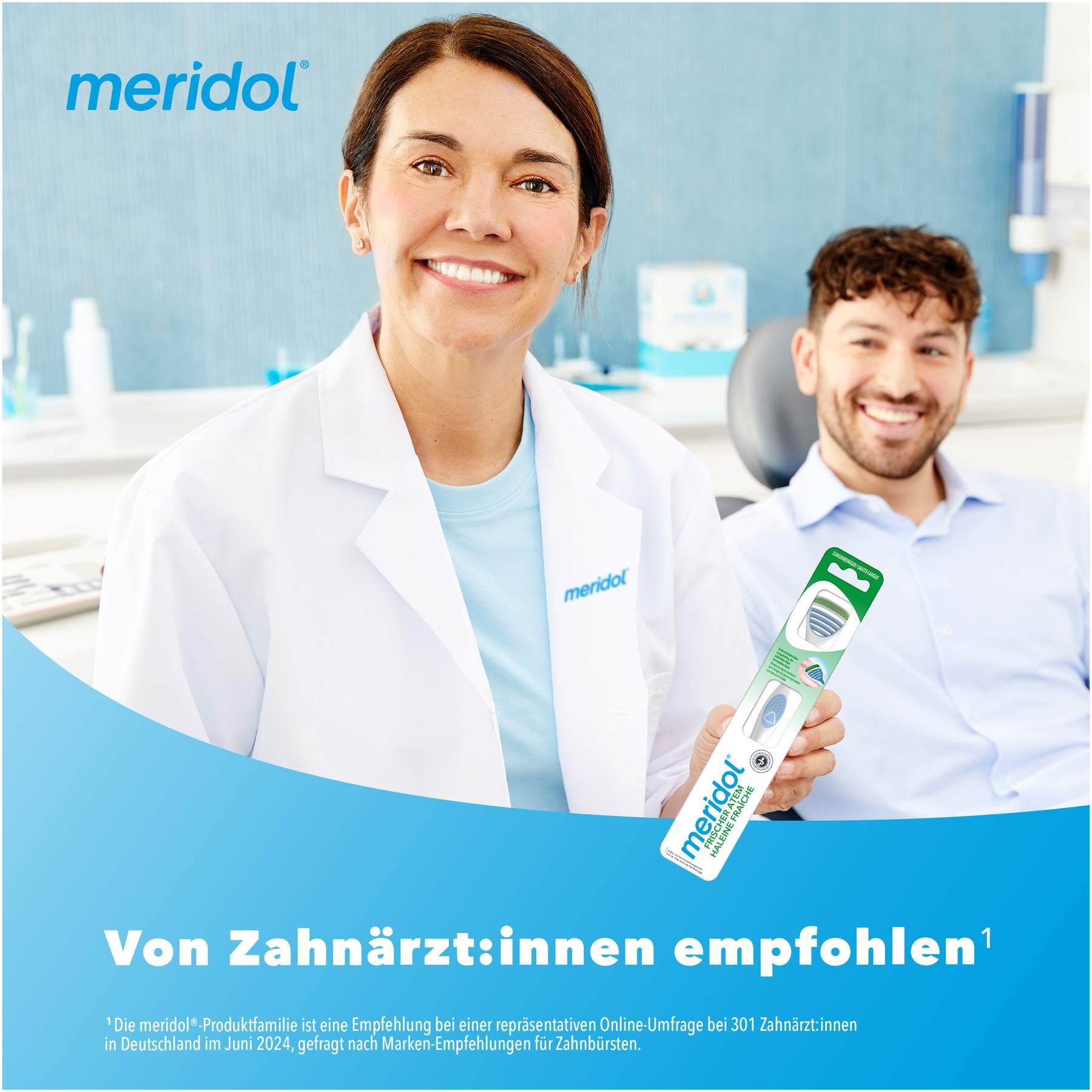 Meridol Sicherer Atem Zungenreiniger 1 Stück