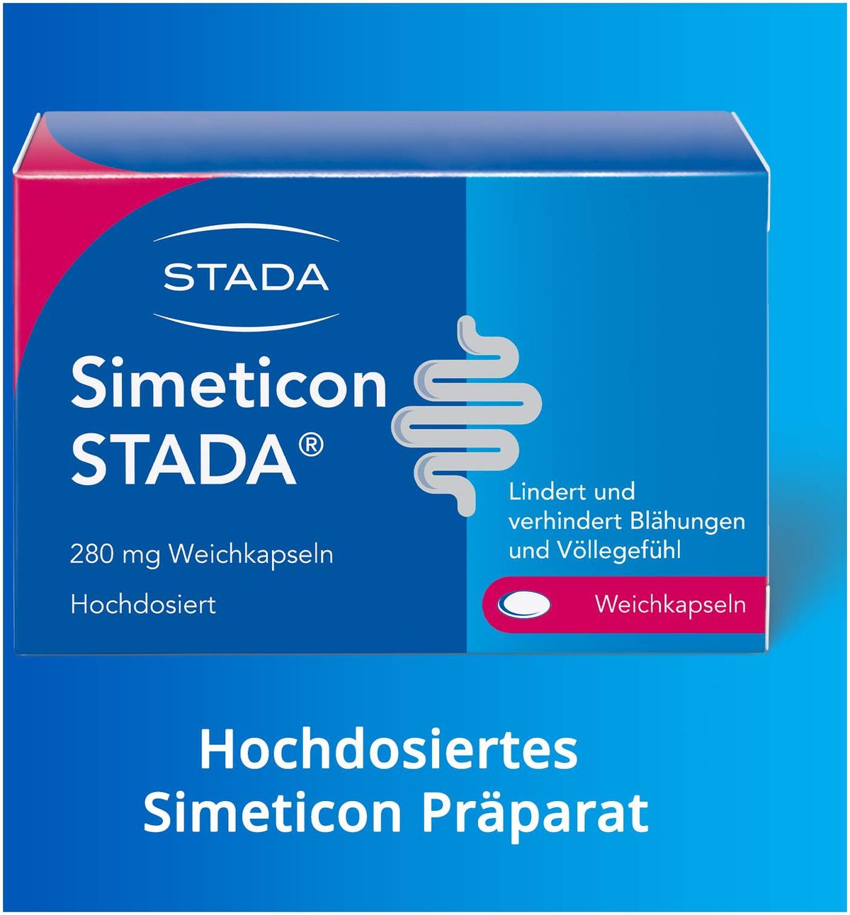 Simeticon Stada 280 mg 32 Weichkapseln
