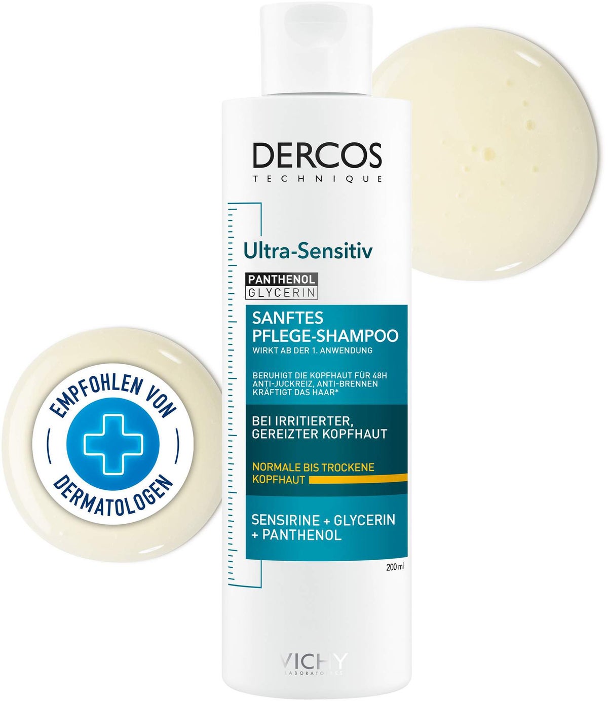 Vichy Dercos Ultra-Sensitiv Shampoo Trockene Haare