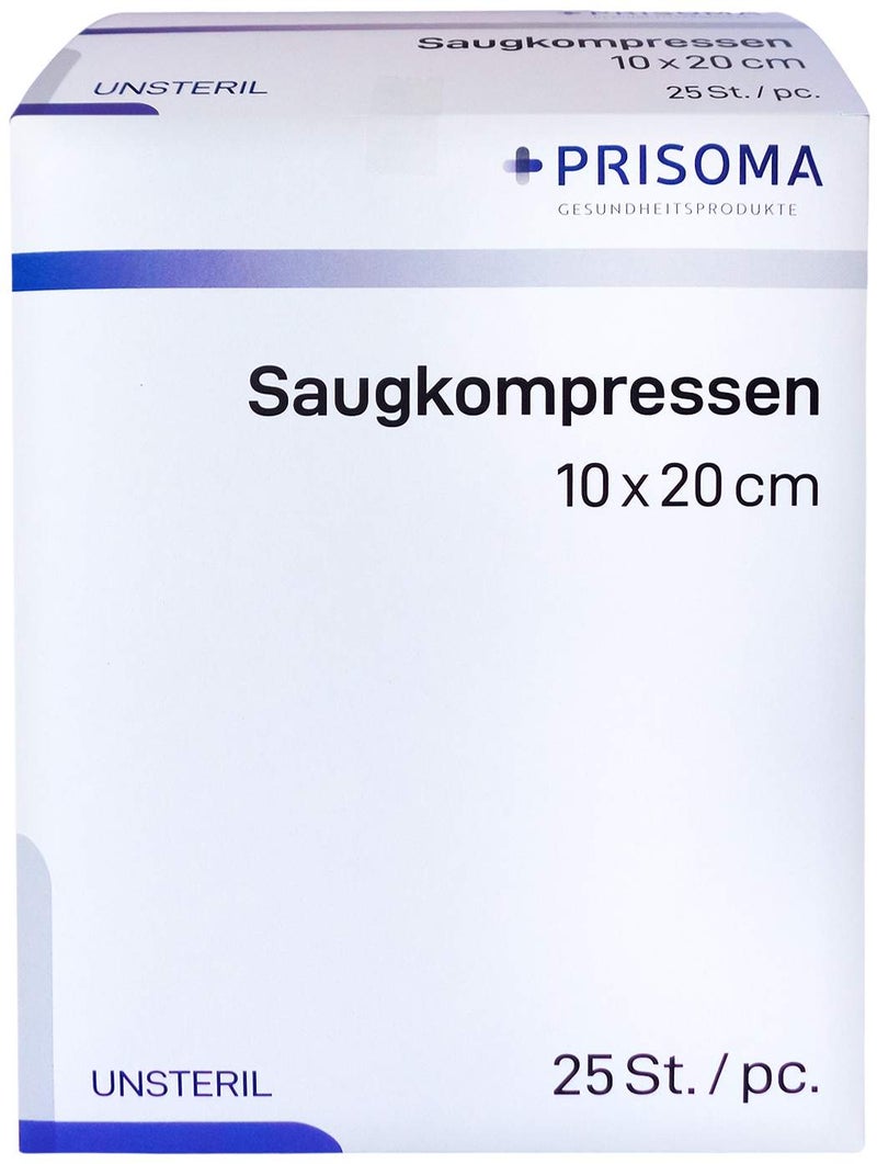 Saugkompressen Unsteril 10 X 20 cm 1228  25 Stl