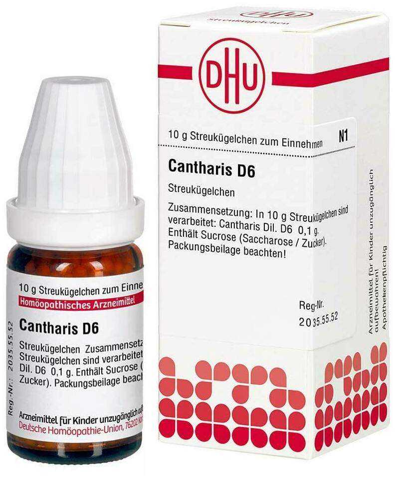 Dhu Cantharis D6 10 G Globuli