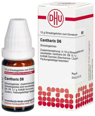Dhu Cantharis D6 10 G Globuli